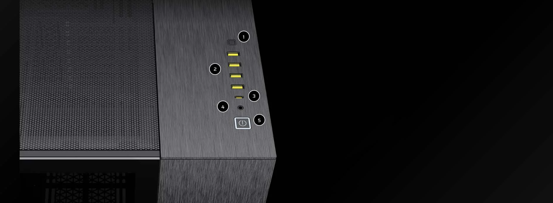 Corsair 6500X Dual-Chamber Mid-Tower PC Case – Black/Obsidian Aluminum – CC-9011283-WW - Image 13