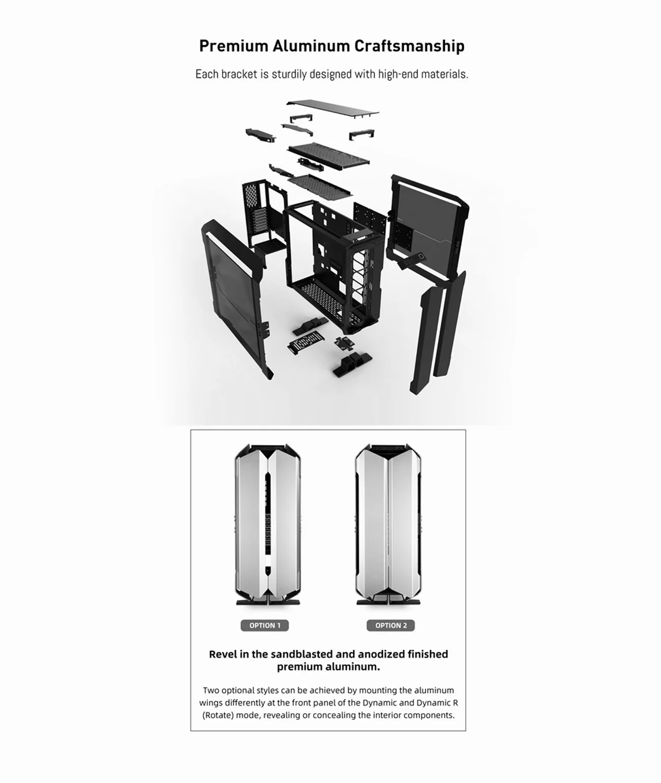 LIAN LI Odyssey X TR-01A Full Tower Gaming PC Case Tempered Glass Aluminum Silver - Image 10