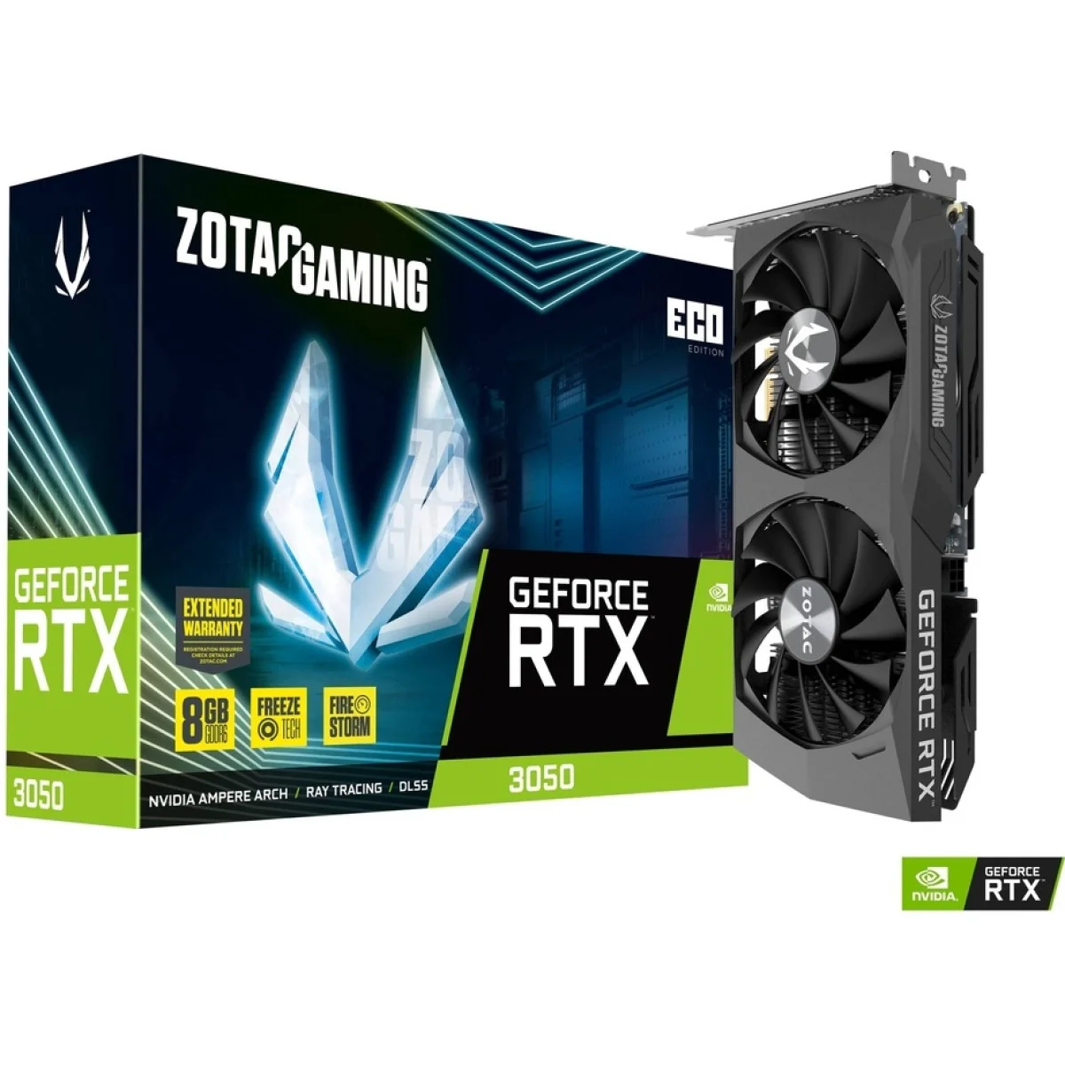 ZOTAC GAMING GeForce RTX 3050 ECO 8GB GDDR6 Graphics Card - Image 2