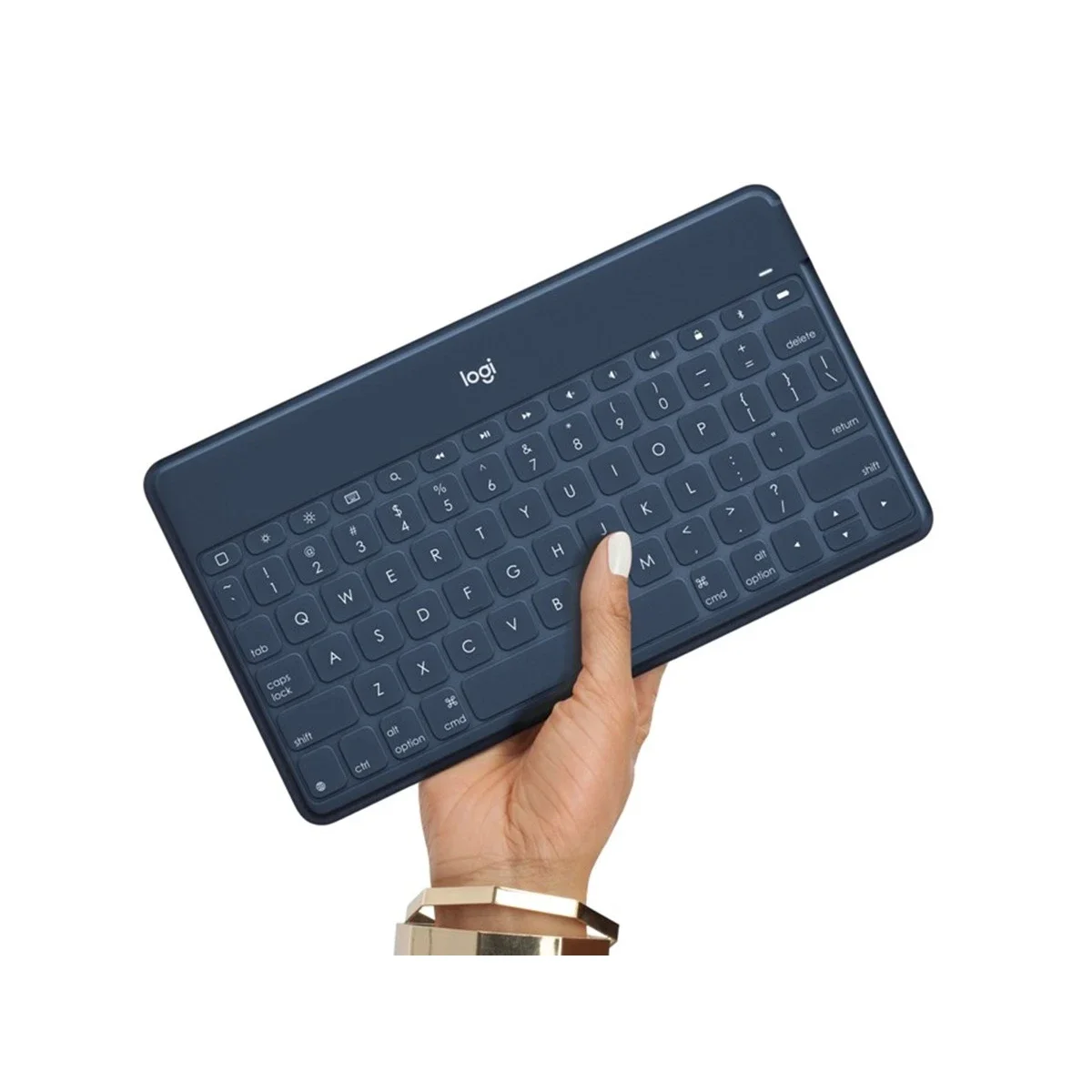 كيبورد Logitech Keys-To-Go لاسلكي بتقنية Bluetooth لأجهزة iPad وiPhone وApple TV - Thumbnail 2