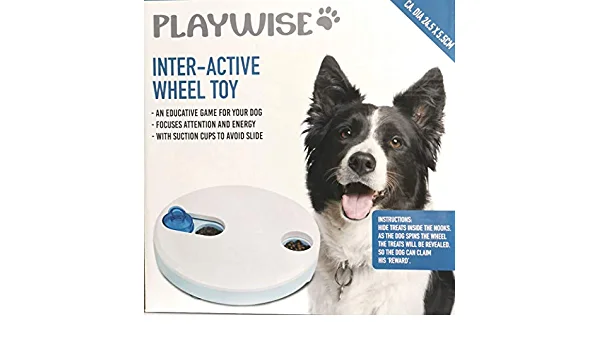 لعبة كلاب Playwise Interactive Wheel لإخفاء المكافآت
