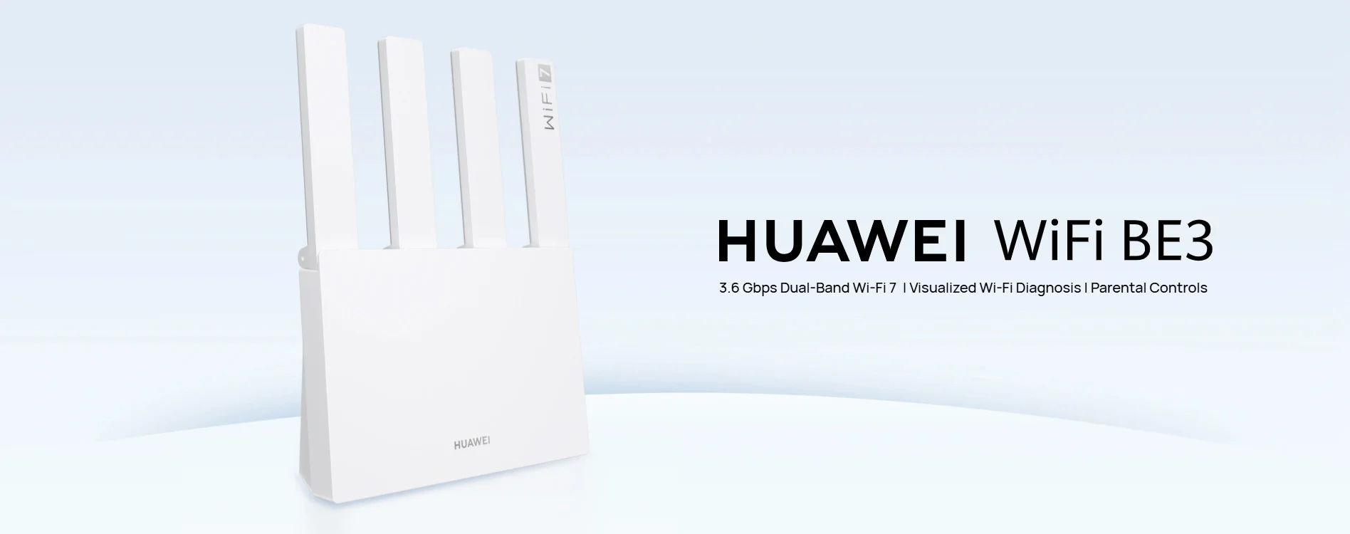 راوتر HUAWEI BE3 WUKUN-BE32 واي فاي 7 ثنائي النطاق 3.6 جيجابت/ث Game Turbo - Image 6