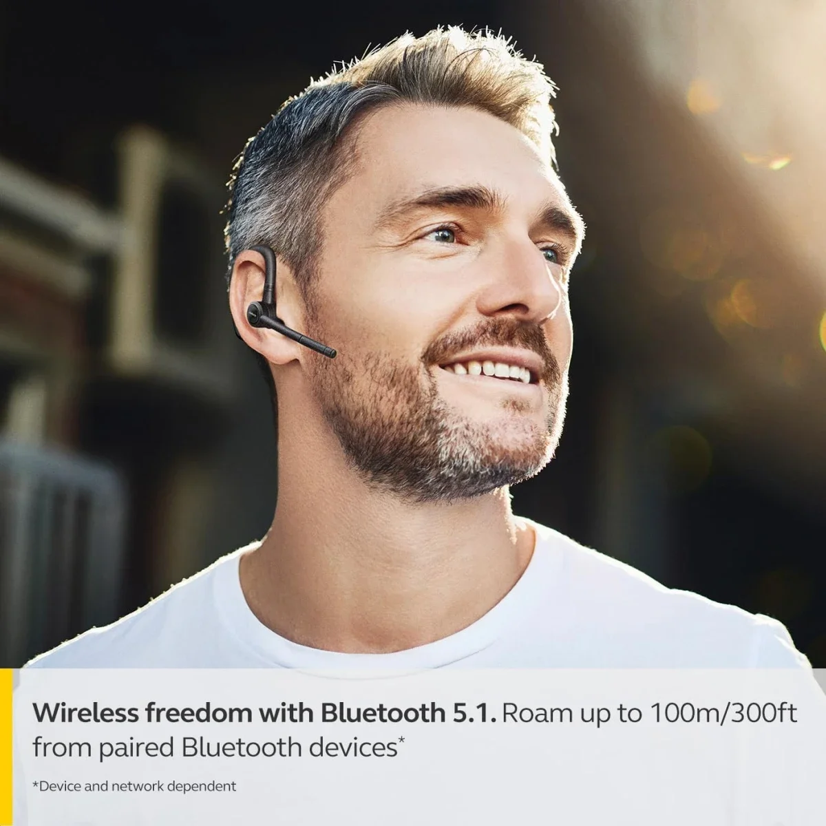 Jabra Talk 65 Wireless Mono Bluetooth Headset with Noise-Cancelling Microphones - Black - Thumbnail 2