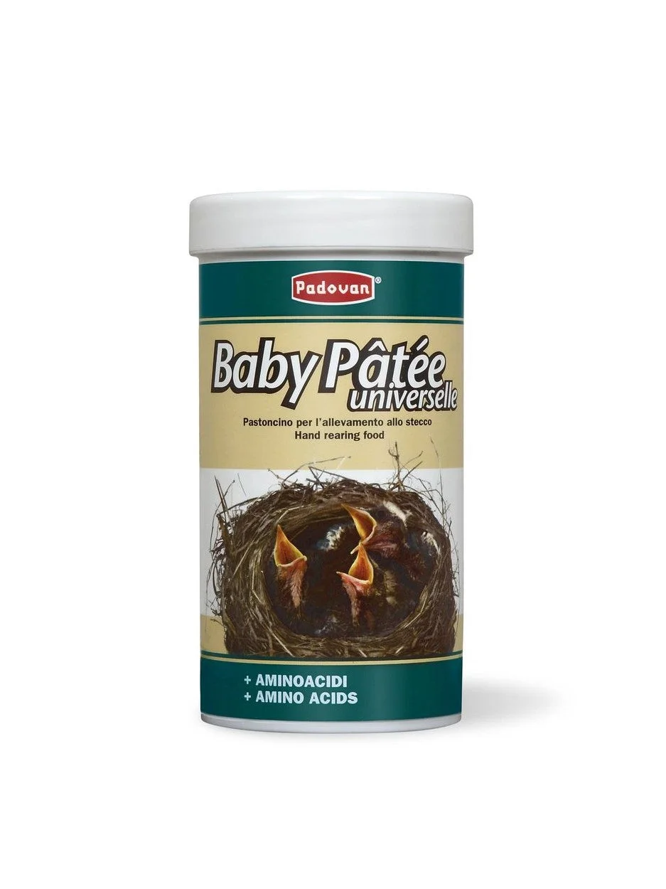 طعام إطعام يدوي للطيور الصغيرة Padovan Baby Pâtée Universelle 100 جم