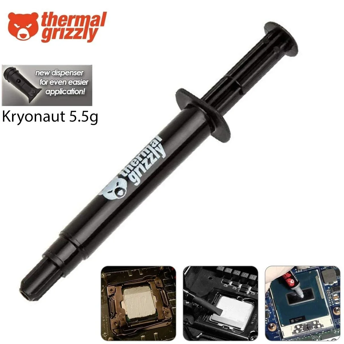 معجون حراري عالي اداء سعه 5.55 غرام - Thermal Grizzly Kryonaut