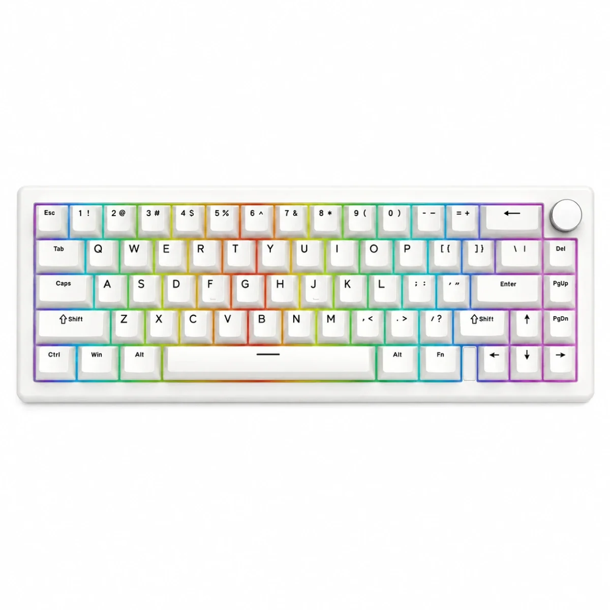 Fantech RETRO Beige Wired Mechanical Gaming Keyboard with Ice Apricot Switches - ATOM X66 MK614