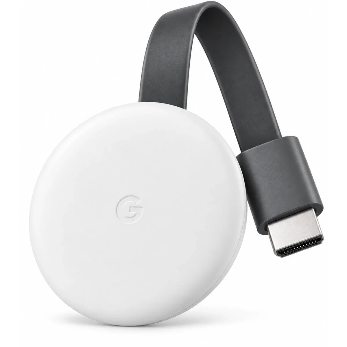 جهاز بث Google Chromecast الجيل الثالث Full HD مع كيبل HDMI - Chalk - Image 3