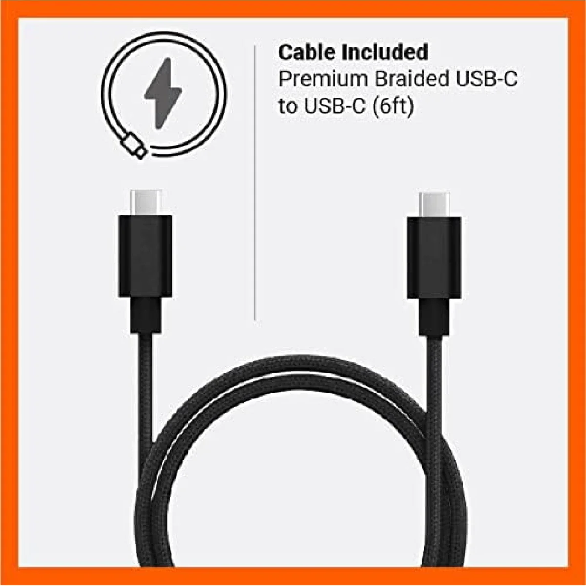 شاحن لابتوب Eggtronic Sirius USB-C GaN بقدرة 65 واط مع كابل USB-C بطول 1.8 متر - أسود - Thumbnail 3