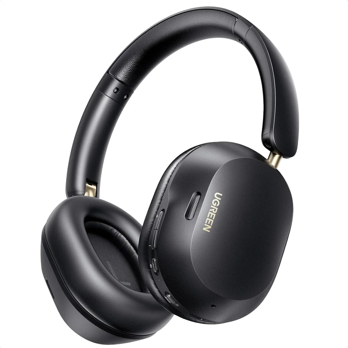 Ugreen HiTune Max5c Over-Ear Bluetooth 5.4 Headphones with Adaptive ANC, Spatial Audio & 75H Battery - Black