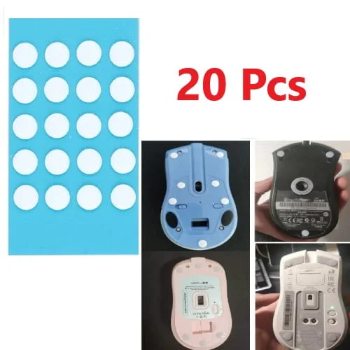 Universal Dot Mouse Skates Feet – 20 Pieces