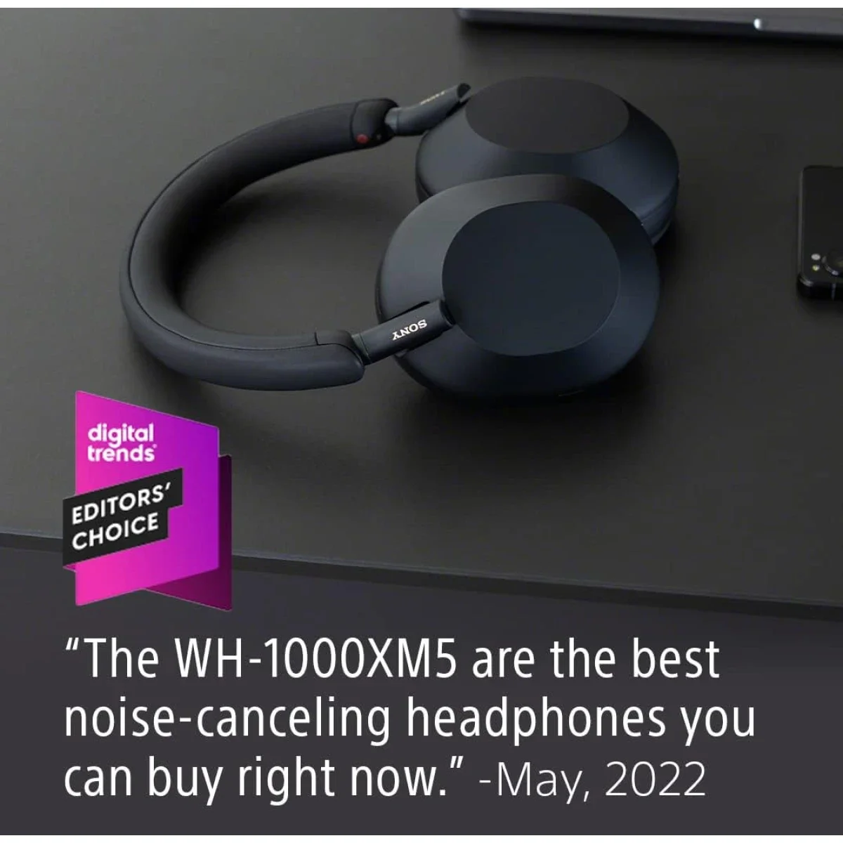 Sony WH-1000XM5 Wireless Noise Cancelling Bluetooth Headphones, Blue, 30-Hour Battery - Thumbnail 6