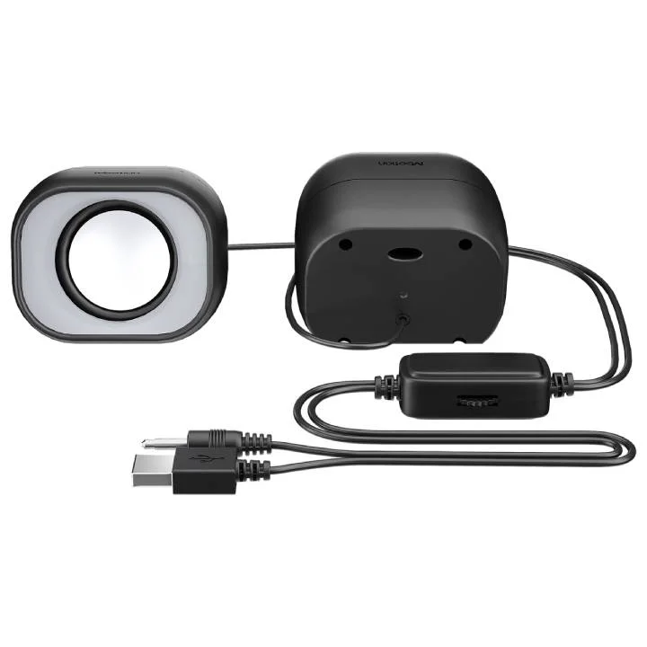 Meetion SP2010 2.0 Office Desktop Speakers, 3.5mm Headphone Jack - Thumbnail 6
