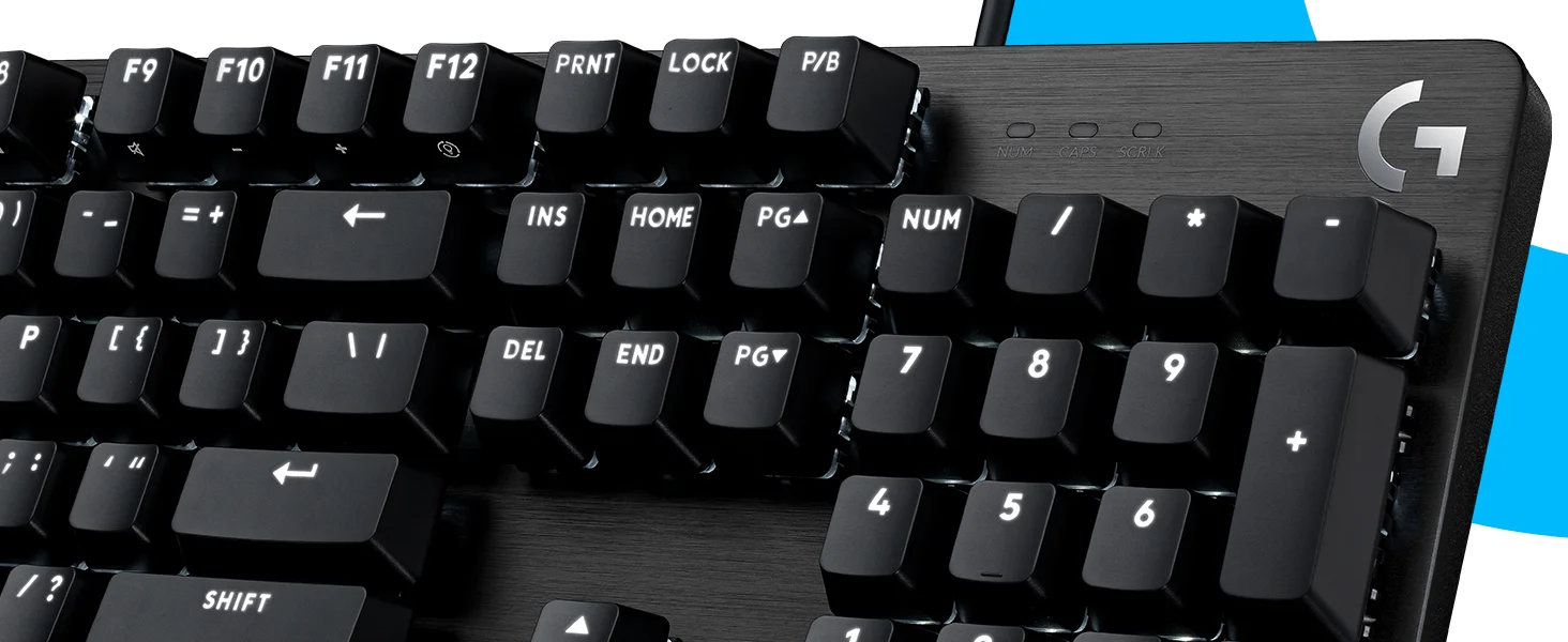 كيبورد ألعاب Logitech G413 SE ميكانيكي كامل الحجم بإضاءة LED بيضاء - Thumbnail 12