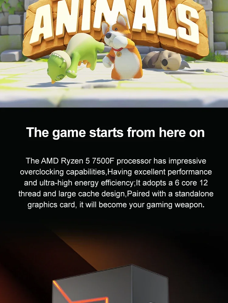 معالج AMD Ryzen 5 7500F لسطح المكتب AM5 إصدار Tray - Image 8