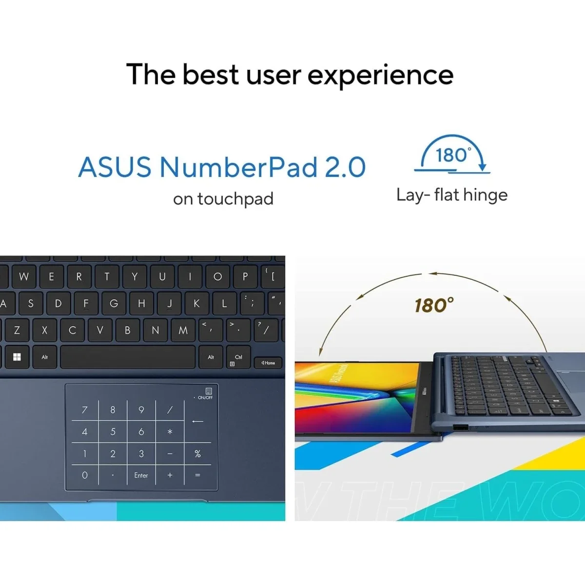 Asus Vivobook 14 X1404VA Laptop 14.0-inch FHD Intel Core i7-1355U 12GB RAM 512GB SSD Silver - Image 3