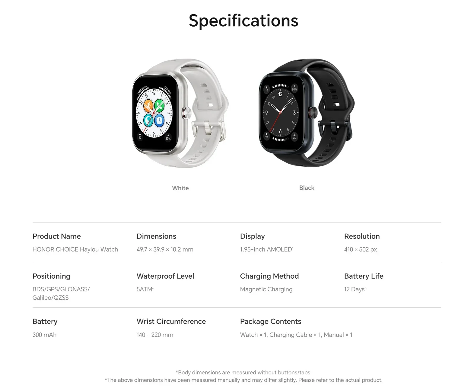 ساعة ذكية HONOR CHOICE Watch بشاشة AMOLED مقاس 1.95 إنش ومكالمات بلوتوث، أبيض - Thumbnail 28