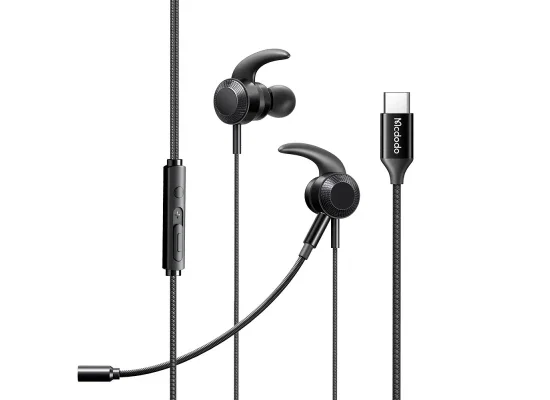 Mcdodo HP-1340 Wired Gaming Headphones with Dual Microphone USB-C - Black - Image 5