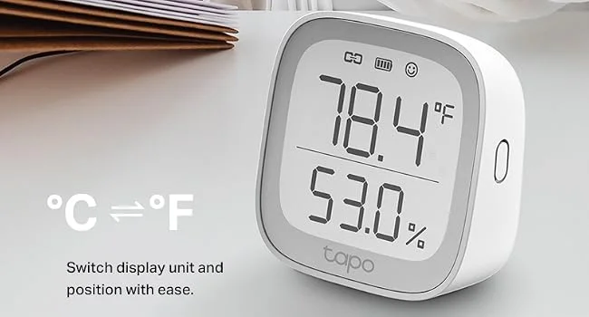TP-LINK Tapo T315 Smart Temperature & Humidity Monitor with 2.7-Inch E-Ink Display - Thumbnail 14