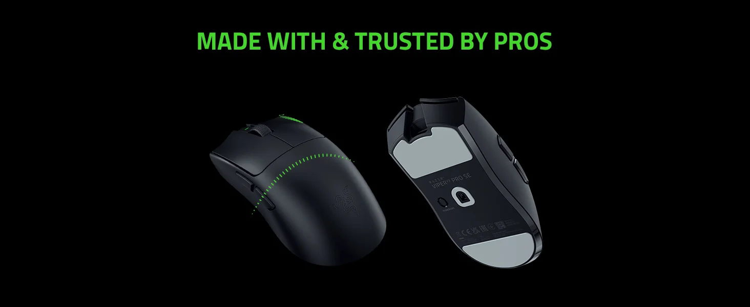 ماوس ألعاب Razer Viper V3 Pro SE لاسلكي بدقة 35K DPI، أسود - Thumbnail 20