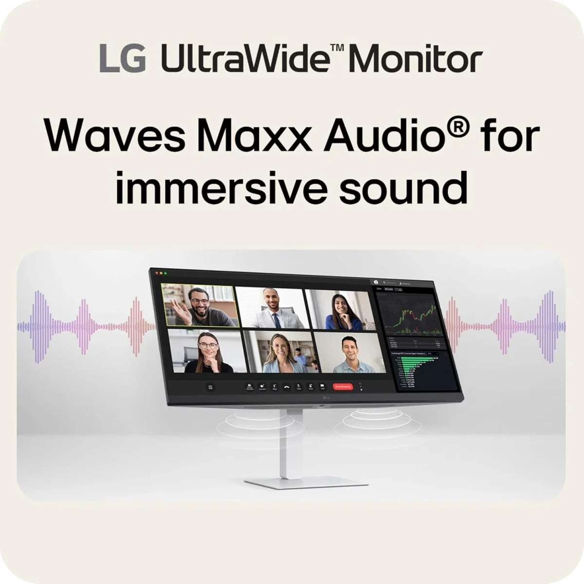 شاشة LG 34U530A-W ألترا وايد 34 إنش Full HD IPS، 100 هرتز، HDR 400، USB-C، أبيض - Thumbnail 5