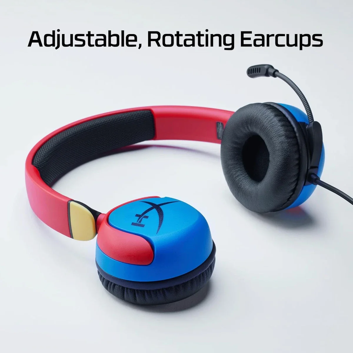 HyperX Cloud Mini Kids Wired Gaming Headset with Flip-to-Mute Mic, Multi-Color - Thumbnail 7