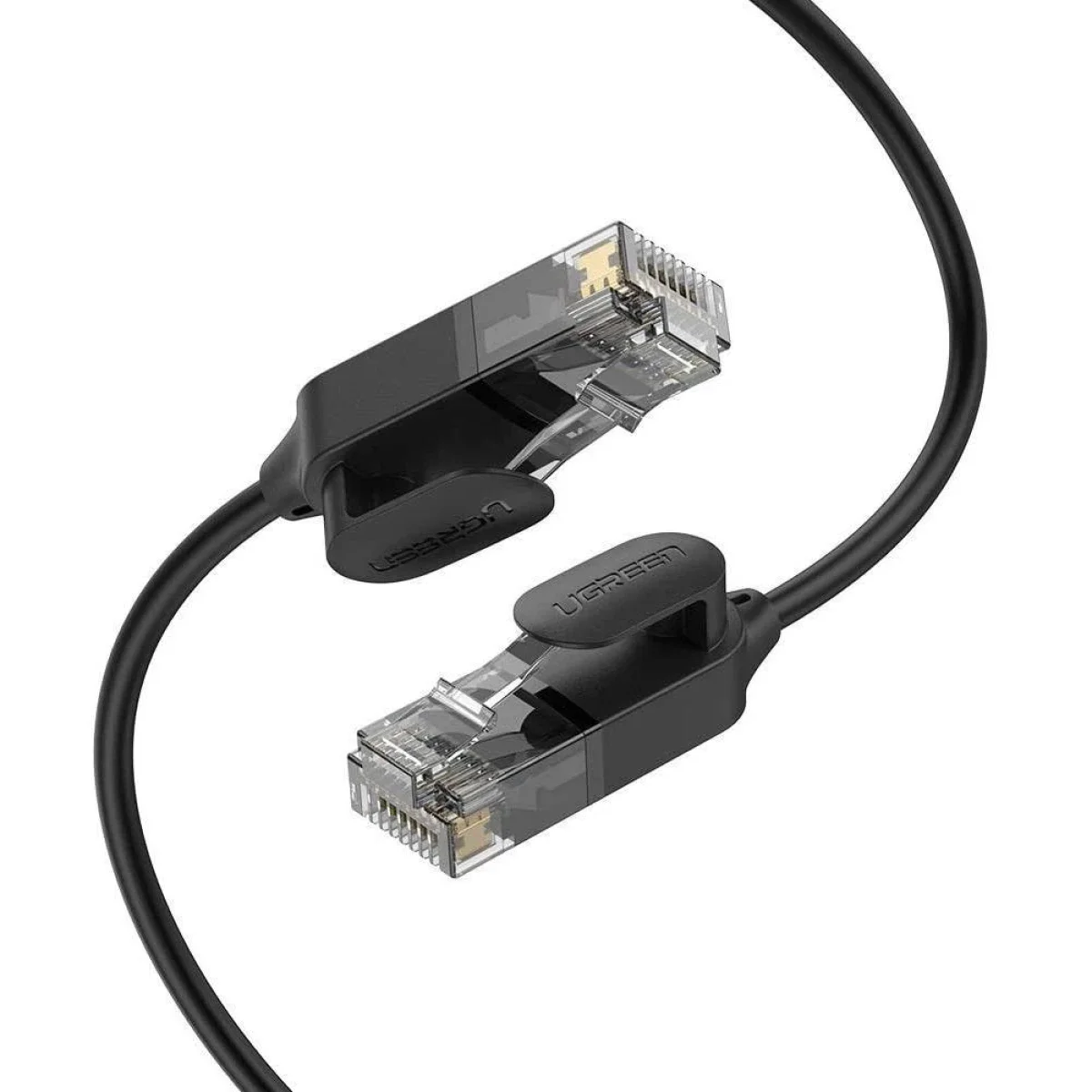 كابل إيثرنت Ugreen NW122-70333 Cat6A نحاس نقي 1.5 متر أسود - Thumbnail 2