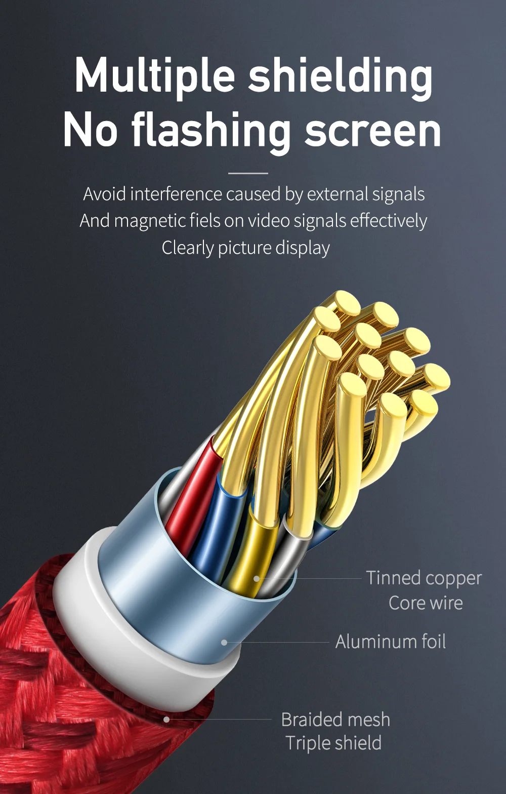 Mcdodo CA-6400 Lightning to HDMI 4K Adapter Cable with USB Port 2M for iPhone iPad - Image 13