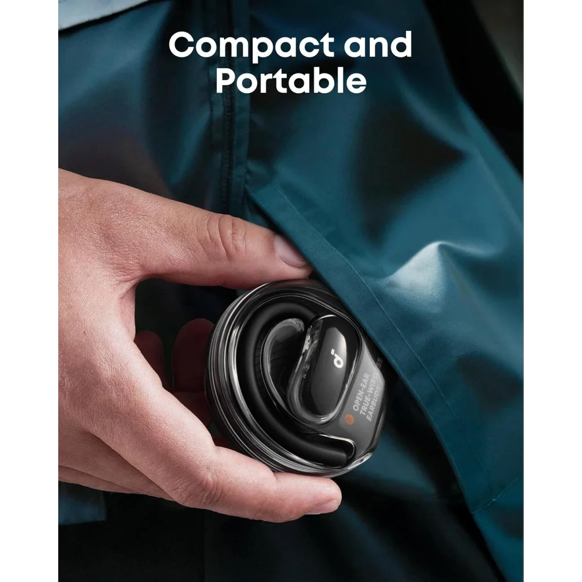سماعات مفتوحة الأذن Anker Soundcore V40i بتقنية Bluetooth 5.4 ووقت تشغيل 21 ساعة - أسود - Image 5