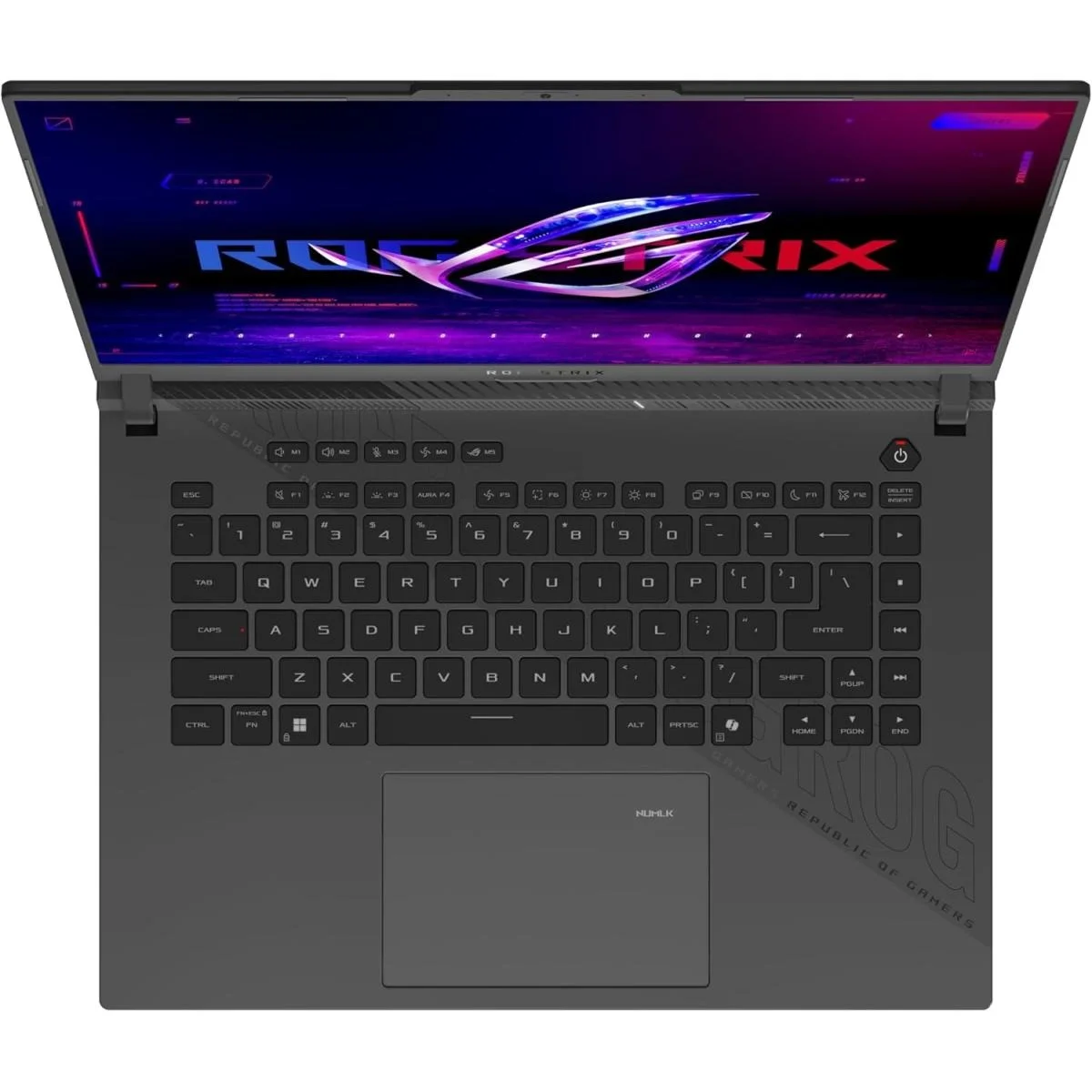 لابتوب ألعاب Asus ROG Strix G16 (2025) G614PR بمعالج Ryzen 9 8940HX وكرت RTX 5070 Ti 12GB وشاشة 16 إنش WUXGA 165Hz