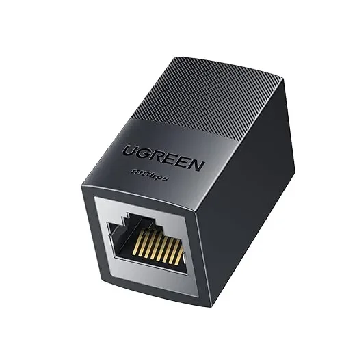 موصل شبكة Ugreen 55359 RJ45 محمي بسرعة 10 جيجابت/ث لفئات Cat8 وCat7 وCat6