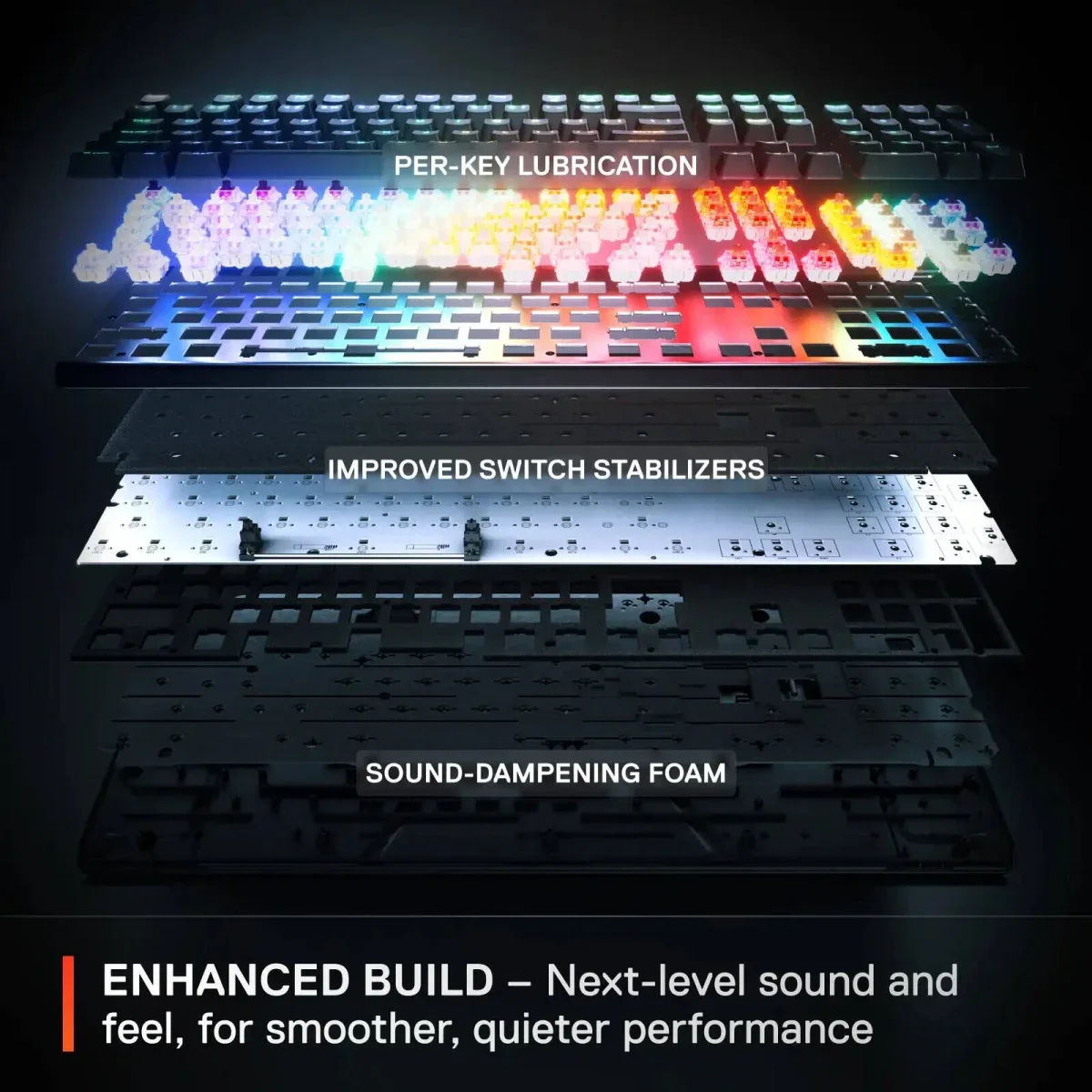 SteelSeries Apex Pro TKL Gen 3 Wired Mechanical Gaming Keyboard with OmniPoint 3.0 Switches - Black - Thumbnail 9
