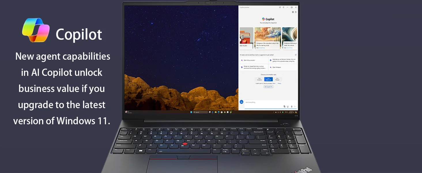 لابتوب Lenovo ThinkPad Edge E16 Gen 3 مقاس 16 إنش بمعالج AMD Ryzen 7 250 وذاكرة 16GB و1TB SSD - Image 10