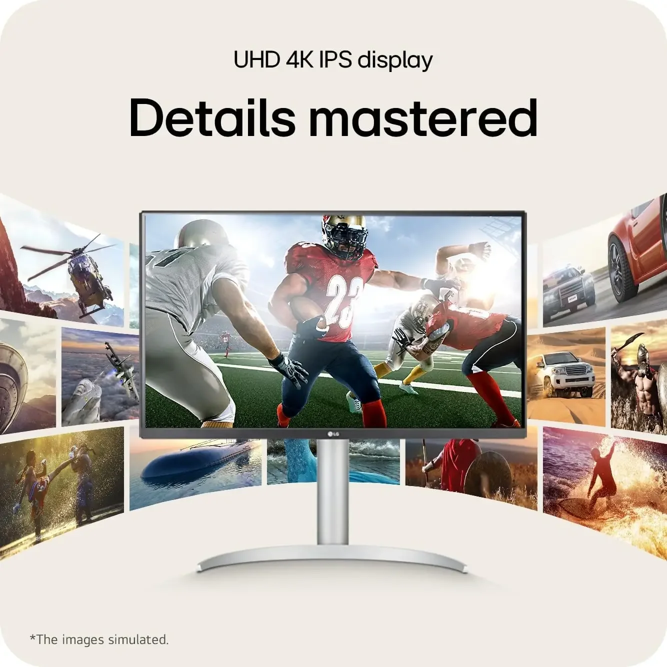 شاشة LG 27UP850K-W مقاس 27 إنش UltraFine 4K UHD IPS بتردد 60Hz وزمن استجابة 5ms HDR400 - Image 5