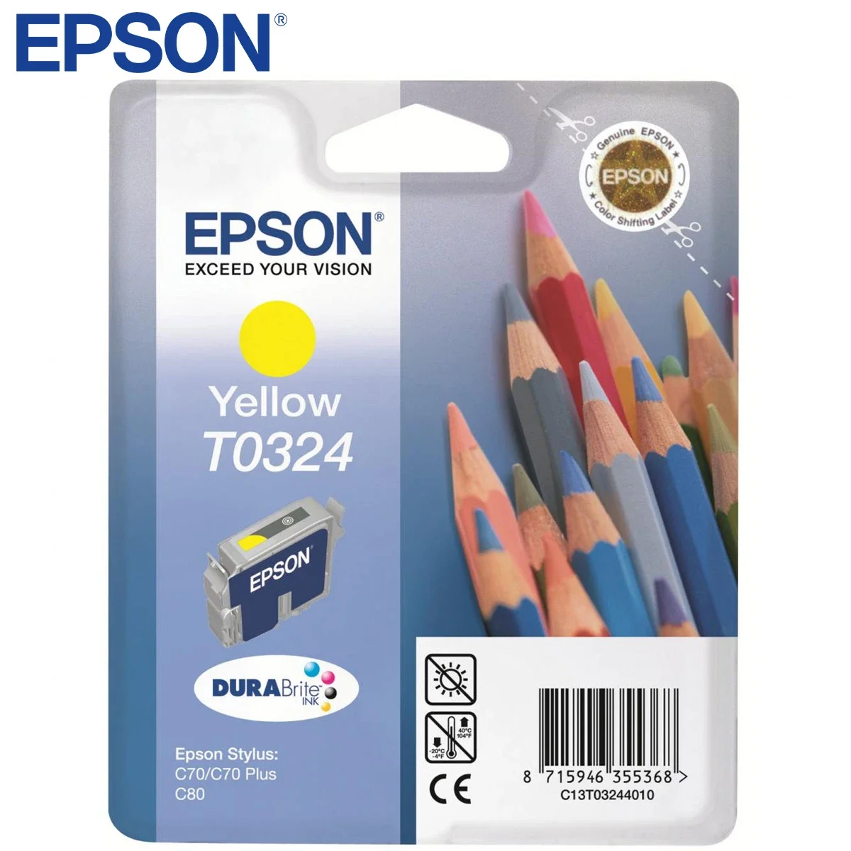 EPSON T0324 Original Yellow Ink Cartridge