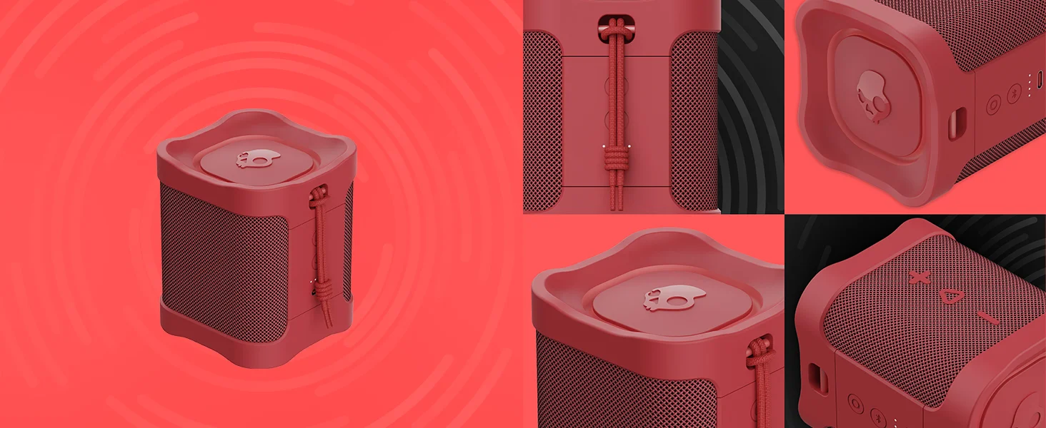 مكبر صوت Skullcandy Terrain Mini لاسلكي بتقنية Bluetooth مقاوم للماء IPX7، لون Bone - Image 11