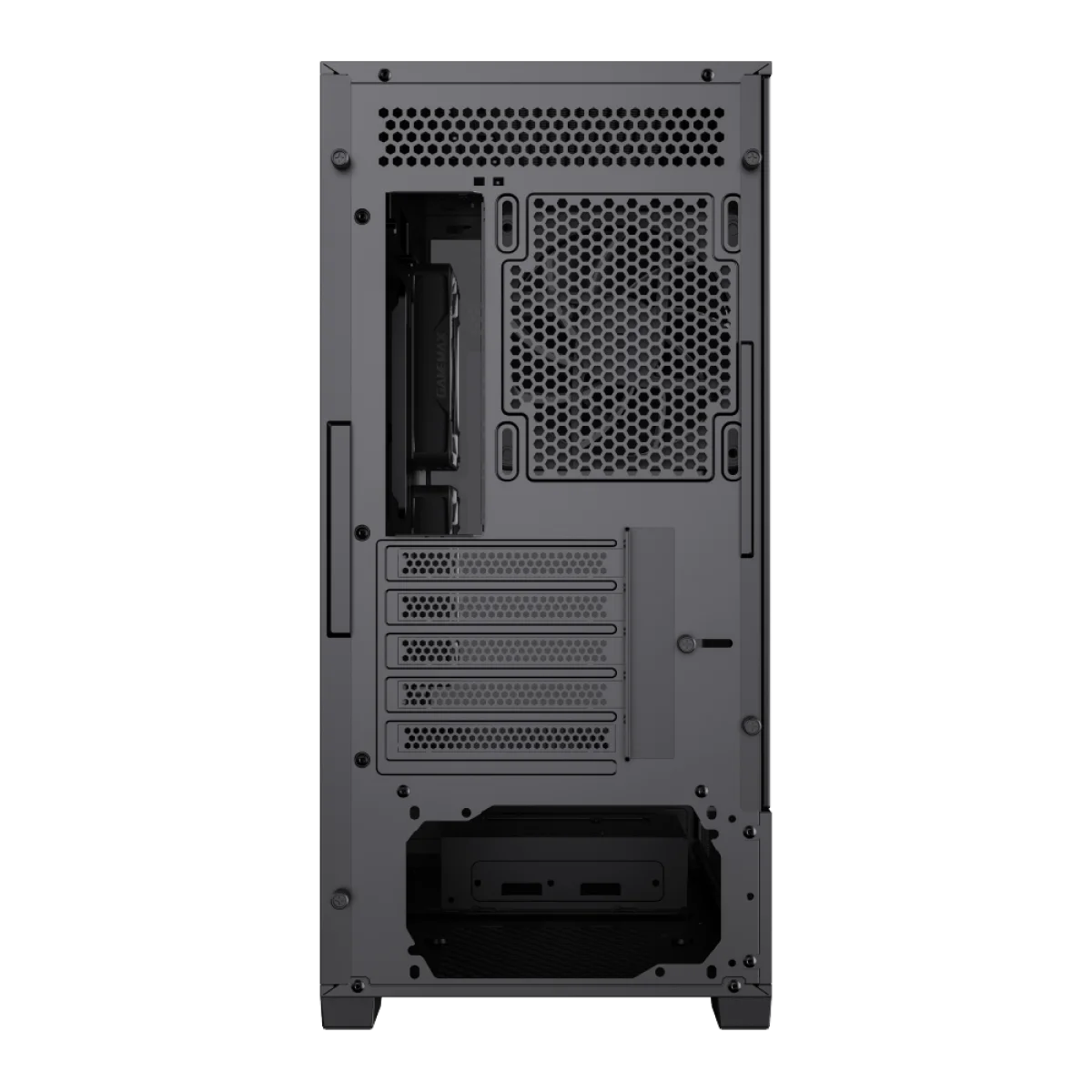 كيس كمبيوتر GameMax Vista للألعاب Micro-ATX بزجاج مقوّى مزدوج وهب ARGB ومراوح عكسية - Image 5