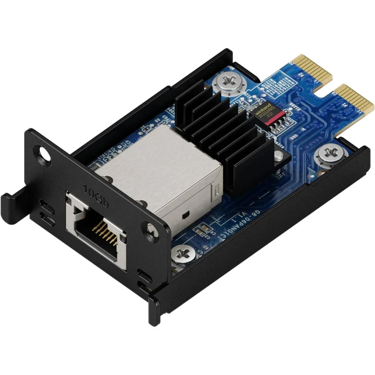 وحدة إيثرنت Synology E10G22-T1-Mini RJ45 10G بسرعة حتى 10 Gb/s وواجهة PCIe 3.0 x2 ودعم 5/2.5/1Gbps