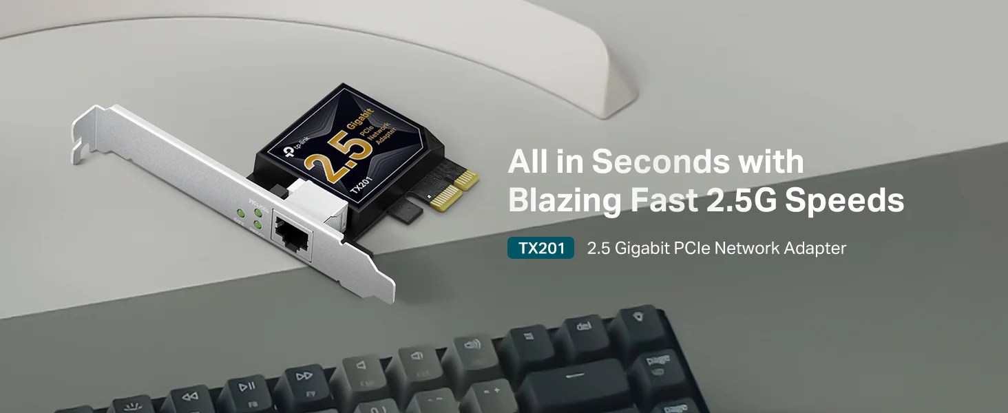 محول شبكة TP-LINK TX201 PCIe إلى إيثرنت 2.5 جيجابت 2.5GB - Thumbnail 9
