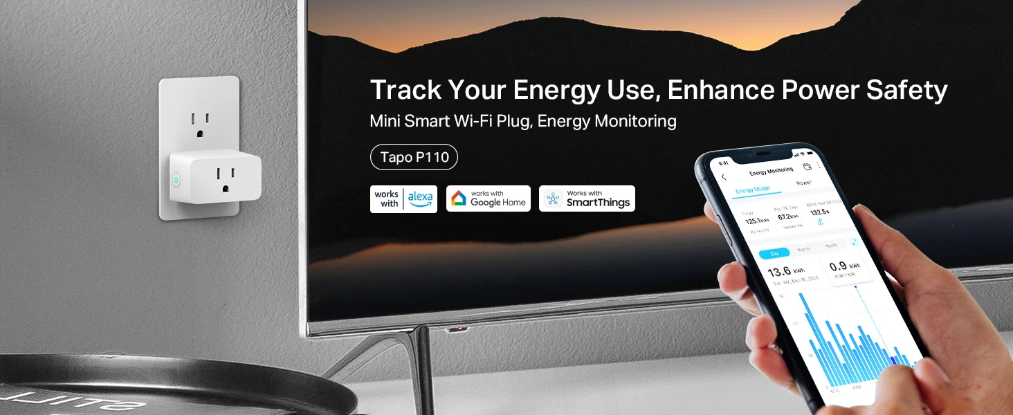 TP-Link Tapo P110 Smart Wi-Fi Plug with Energy Monitoring - Thumbnail 7