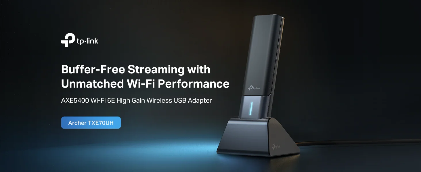 TP-LINK Archer TXE70UH AXE5400 WiFi 6E Tri-Band USB Adapter for Desktop PC - Image 9