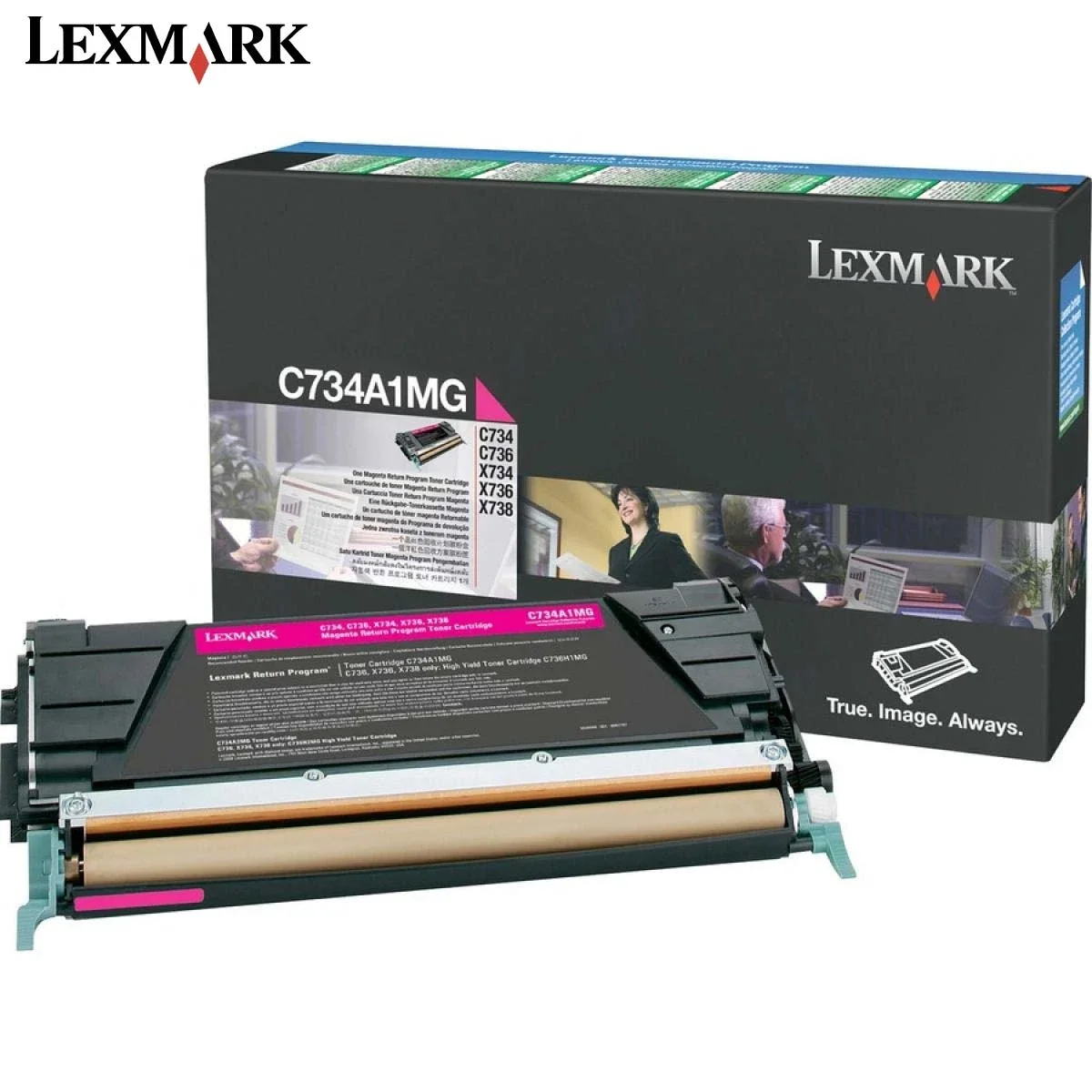 تونر Lexmark C734 أصلي ماجنتا