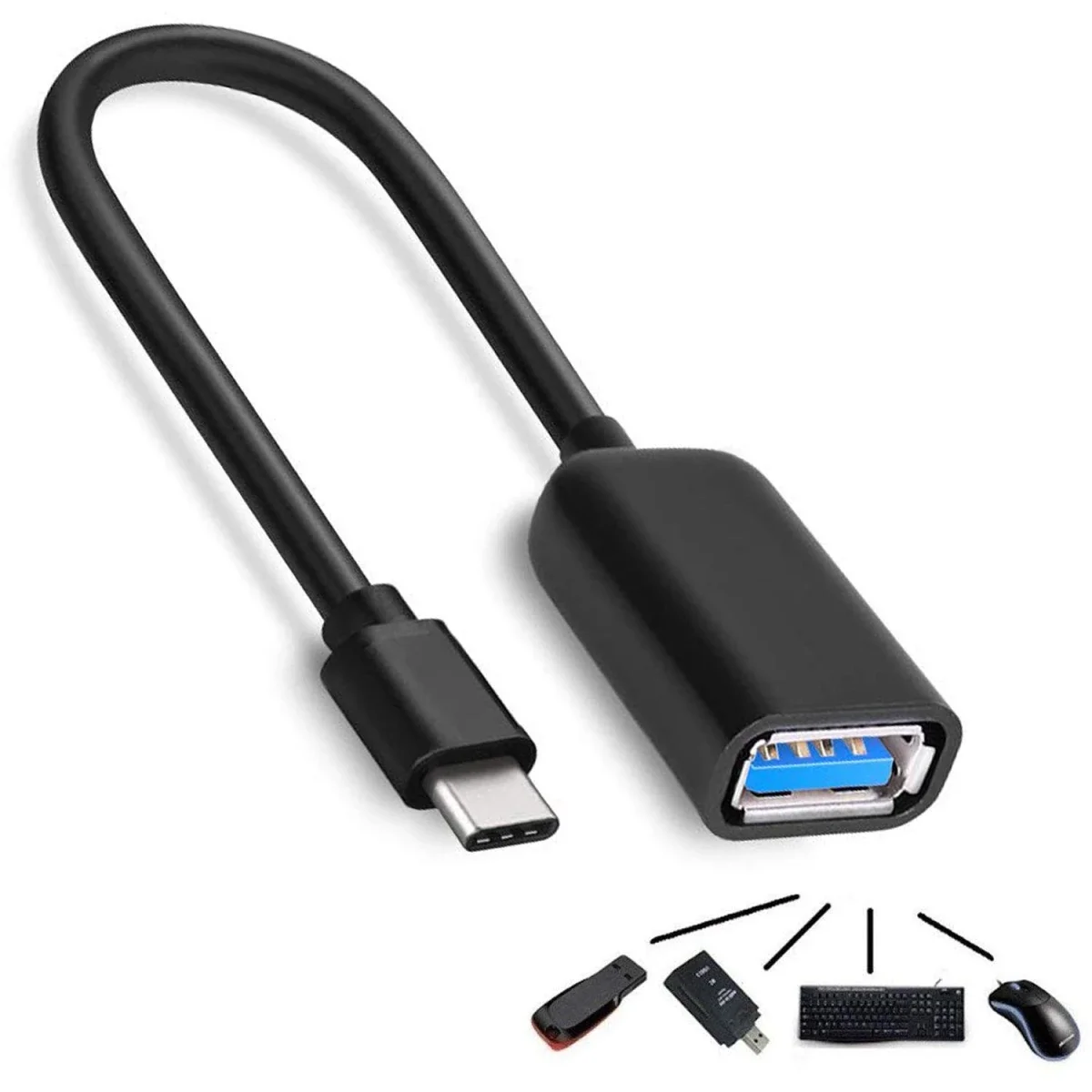 CHINA USB-C Male to USB-A Female OTG Adapter