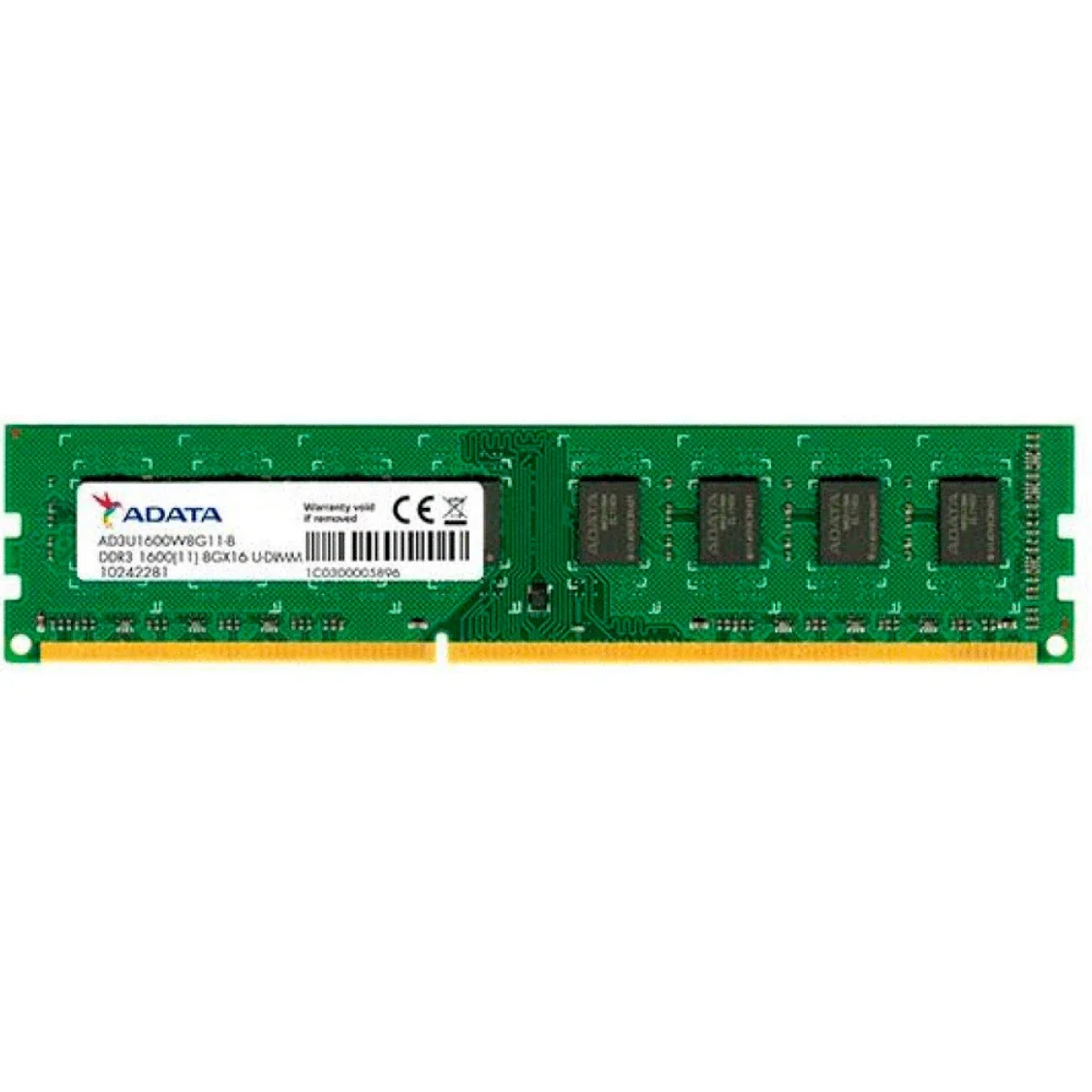 ADATA Premier 4GB DDR3L 1600MHz Desktop RAM Memory Module - Thumbnail 2