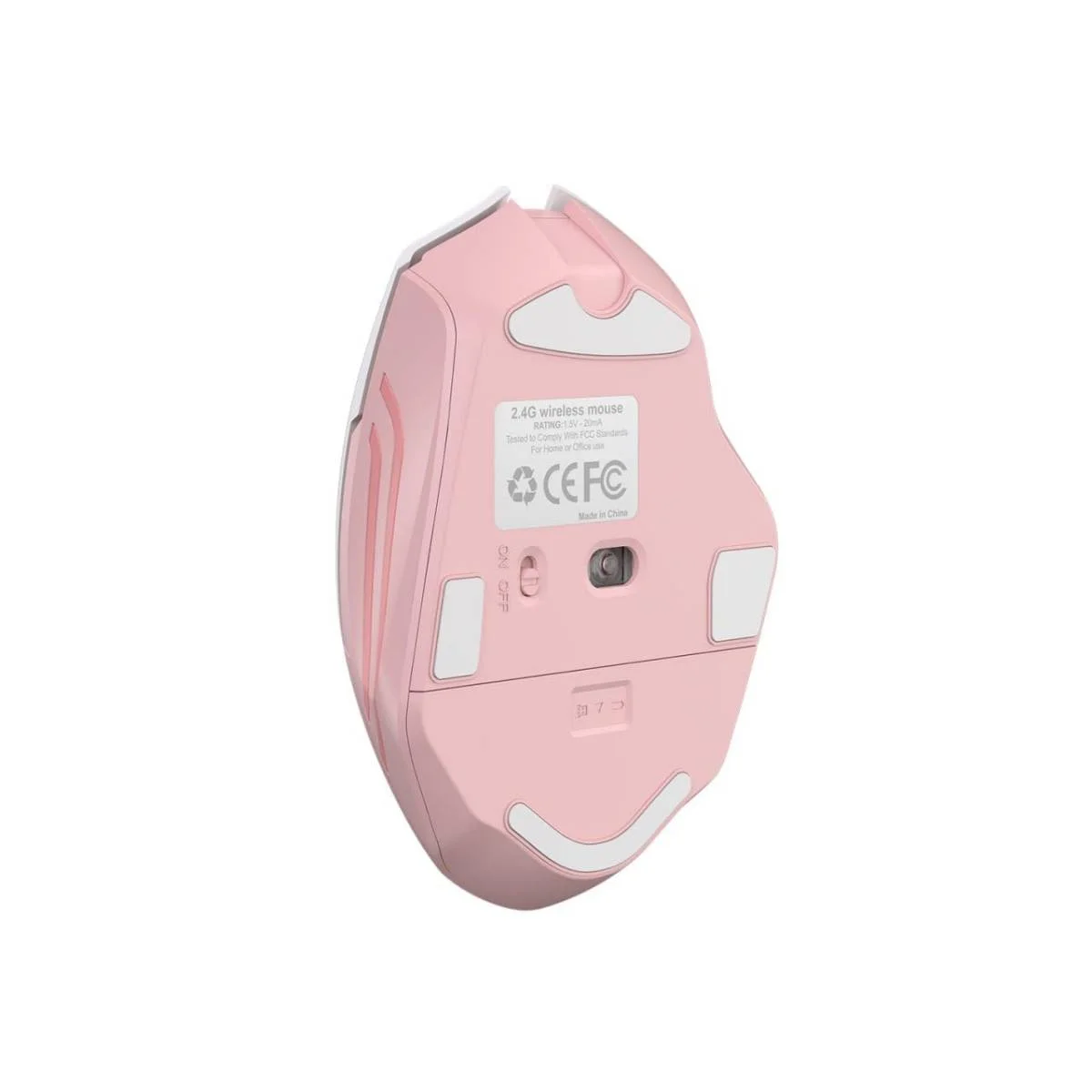 G-550C RGB Wireless Gaming Mouse with 2.4GHz Receiver, 6 Buttons, Pink - Image 5