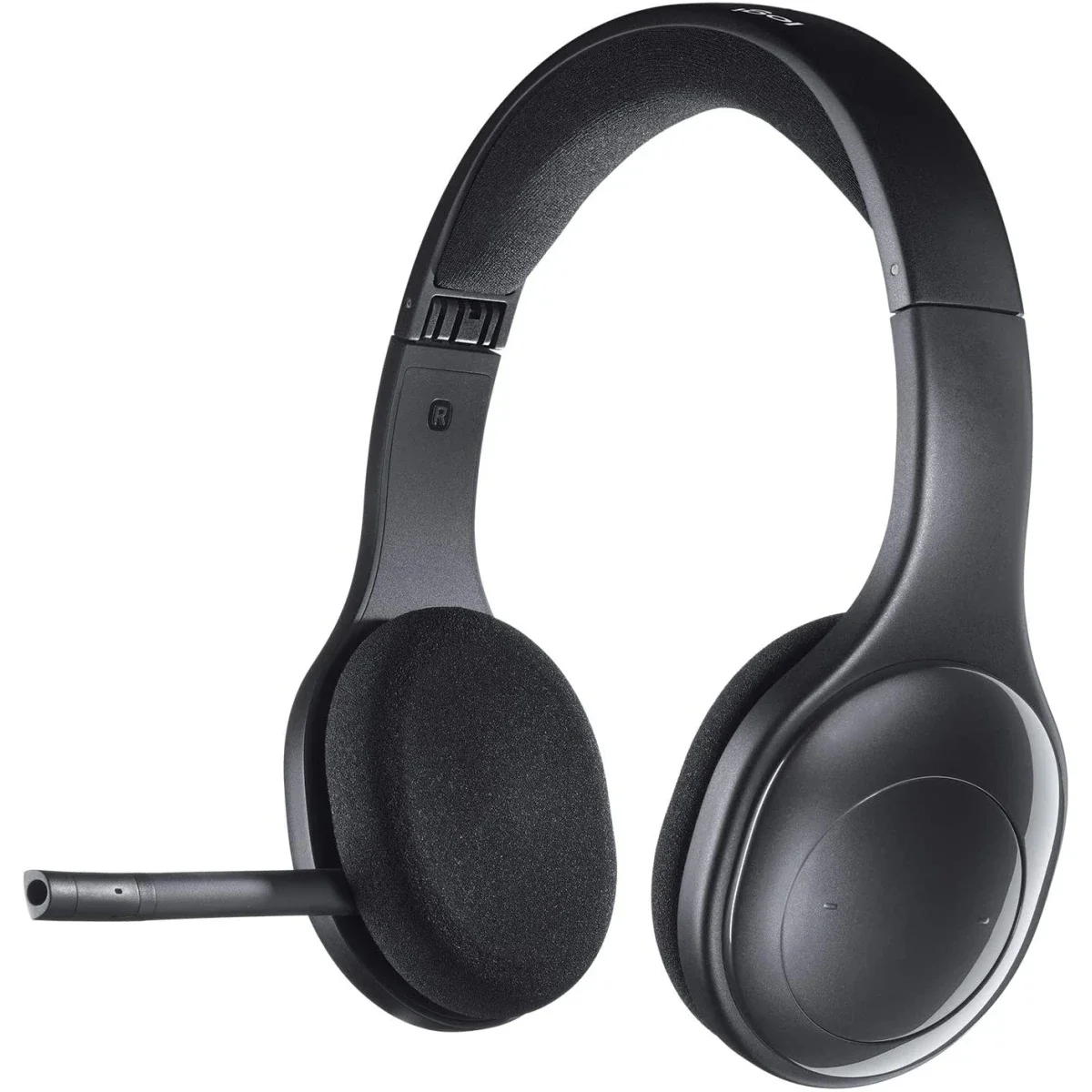 سماعة رأس لاسلكية Logitech H800 بتقنية Bluetooth مع ميكروفون عازل للضوضاء، أسود - Thumbnail 2