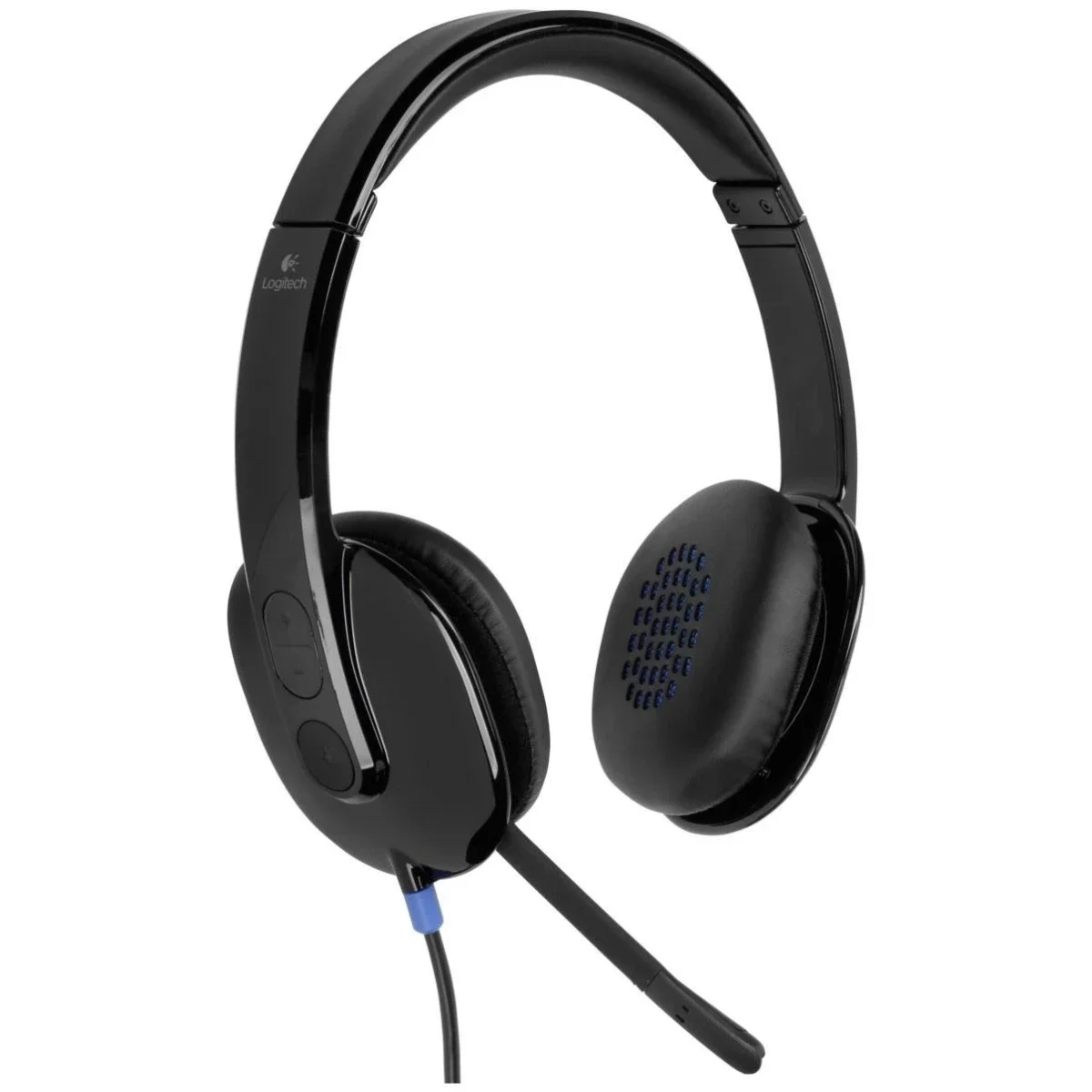 سماعة رأس Logitech H540 USB بميكروفون عازل للضوضاء للكمبيوتر وMac - Thumbnail 2