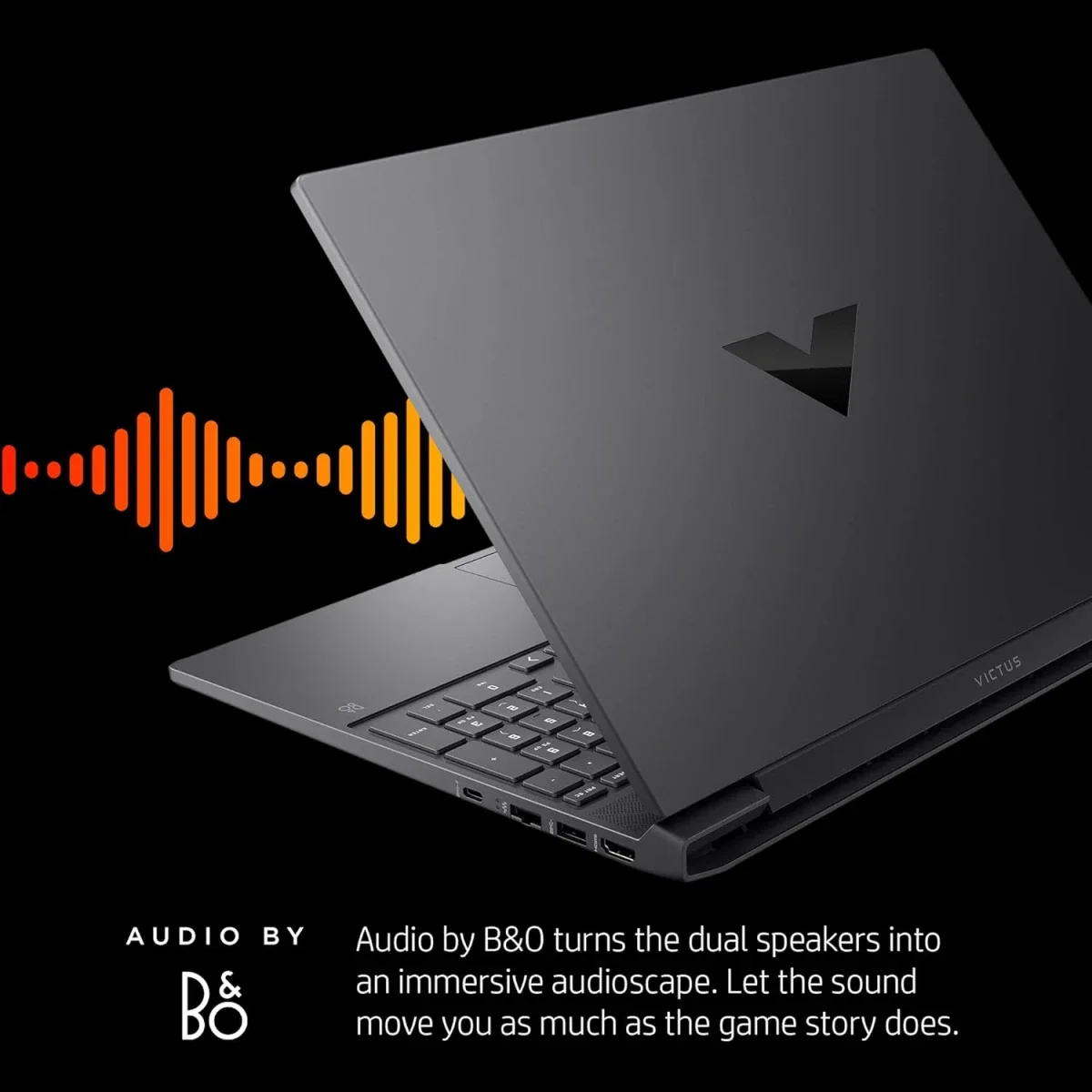 HP Victus 15-fa2082wm 15.6-inch Gaming Laptop Core i5-13420H RTX 4050 16GB RAM 512GB SSD 144Hz Mica Silver - Thumbnail 6