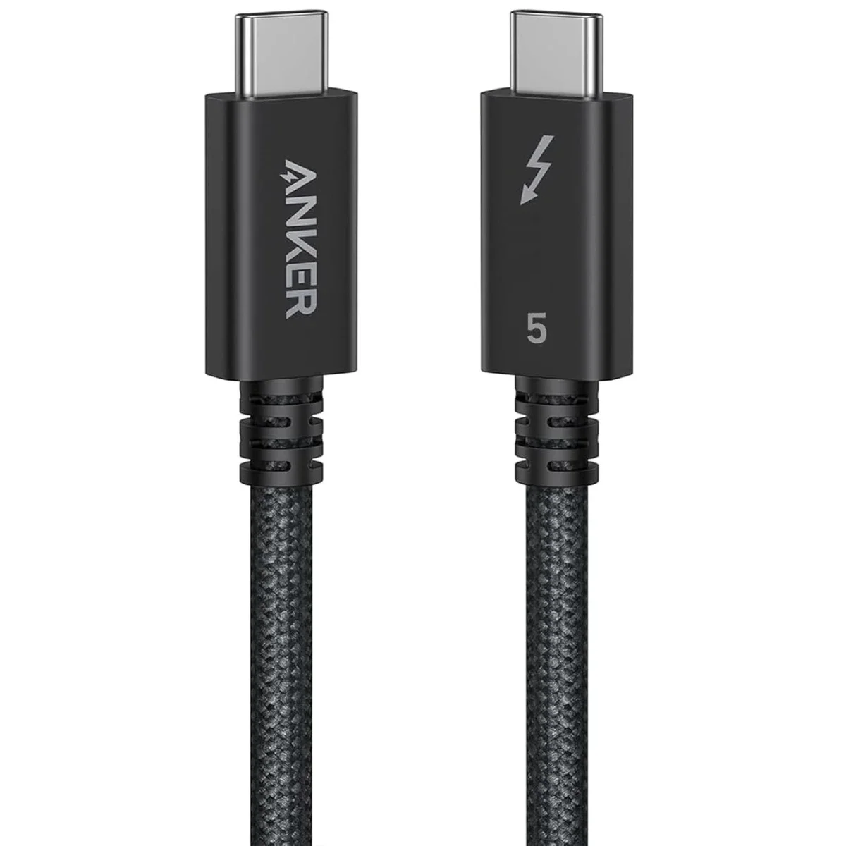 Anker Prime Thunderbolt 5 USB-C to USB-C Cable 1M 240W 80Gbps Black