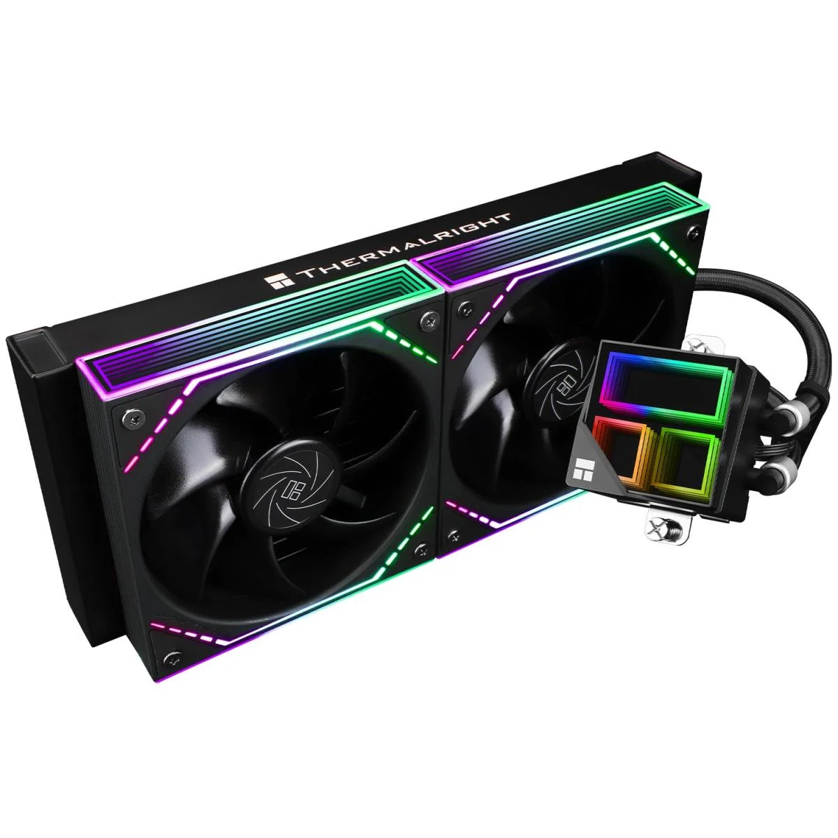 مبرد سائل للمعالج Thermalright Frozen Infinity 240 Black ARGB مع مروحتي TL-M12