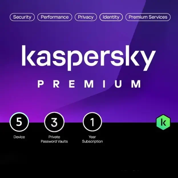 برنامج حماية Kaspersky Premium بأمان شامل لـ5 أجهزة لمدة سنة - Image 2